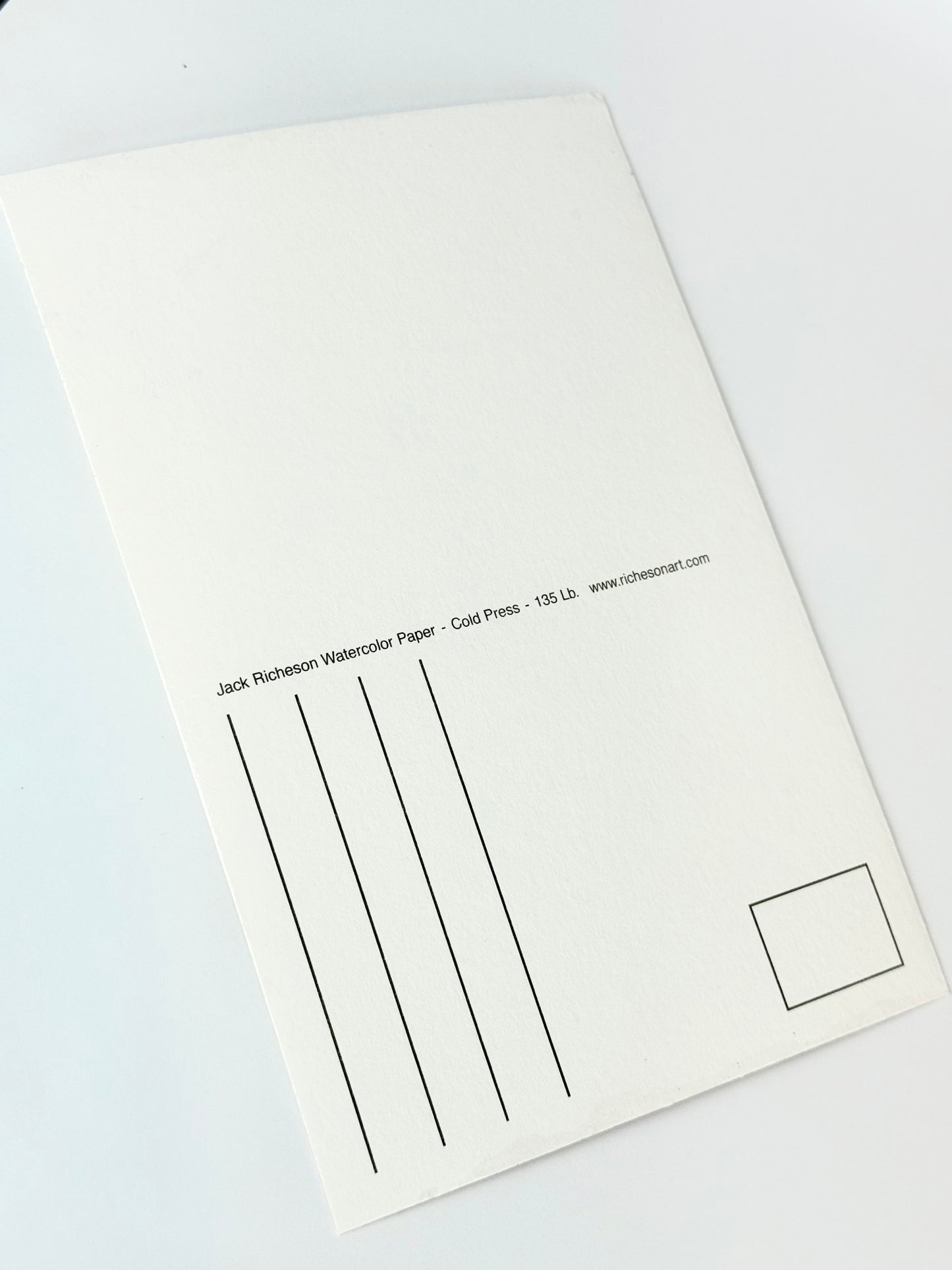 ‘Frost Forest’ original hand painted post card