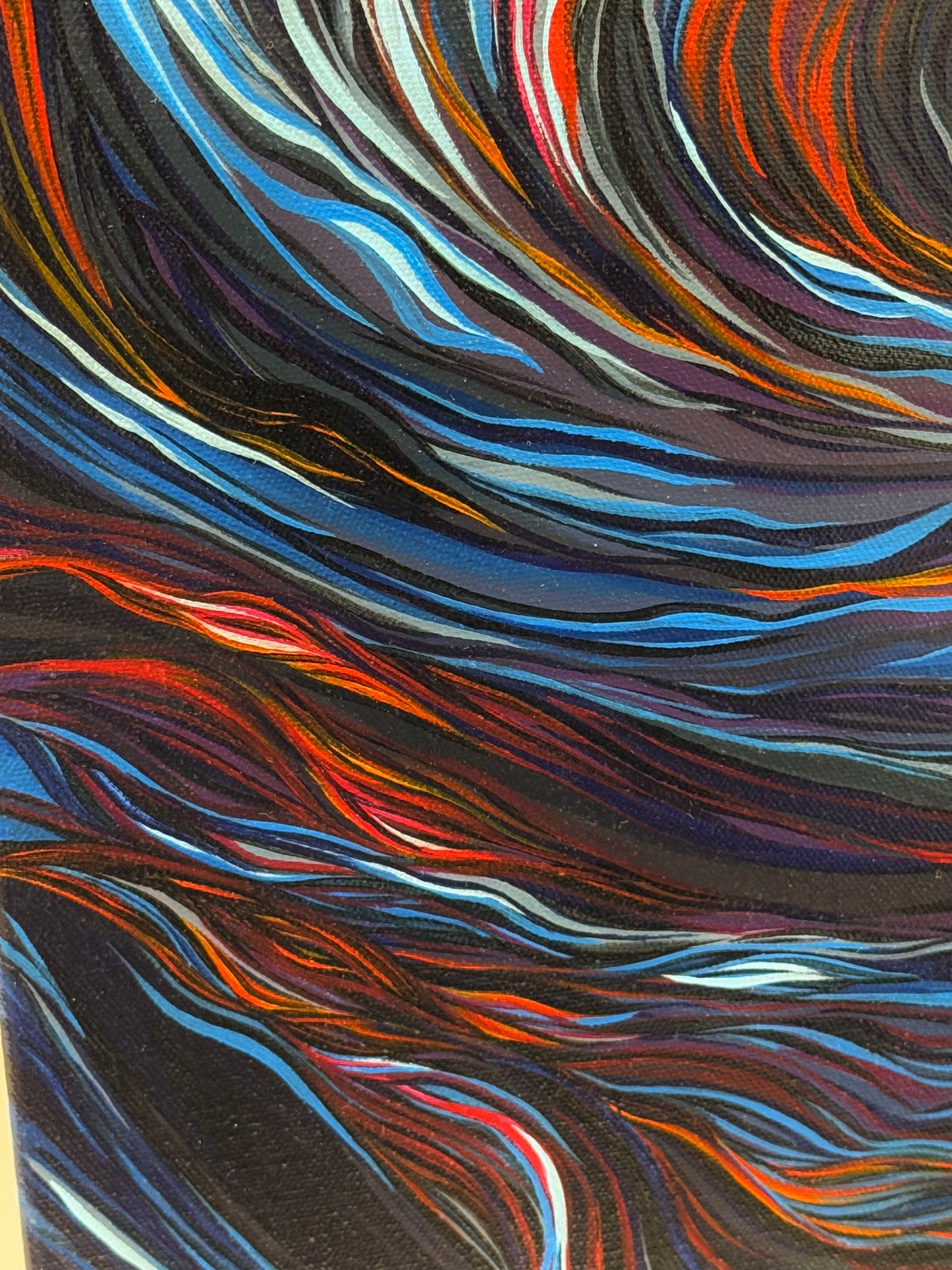 ‘Choke’ original abstract acrylic