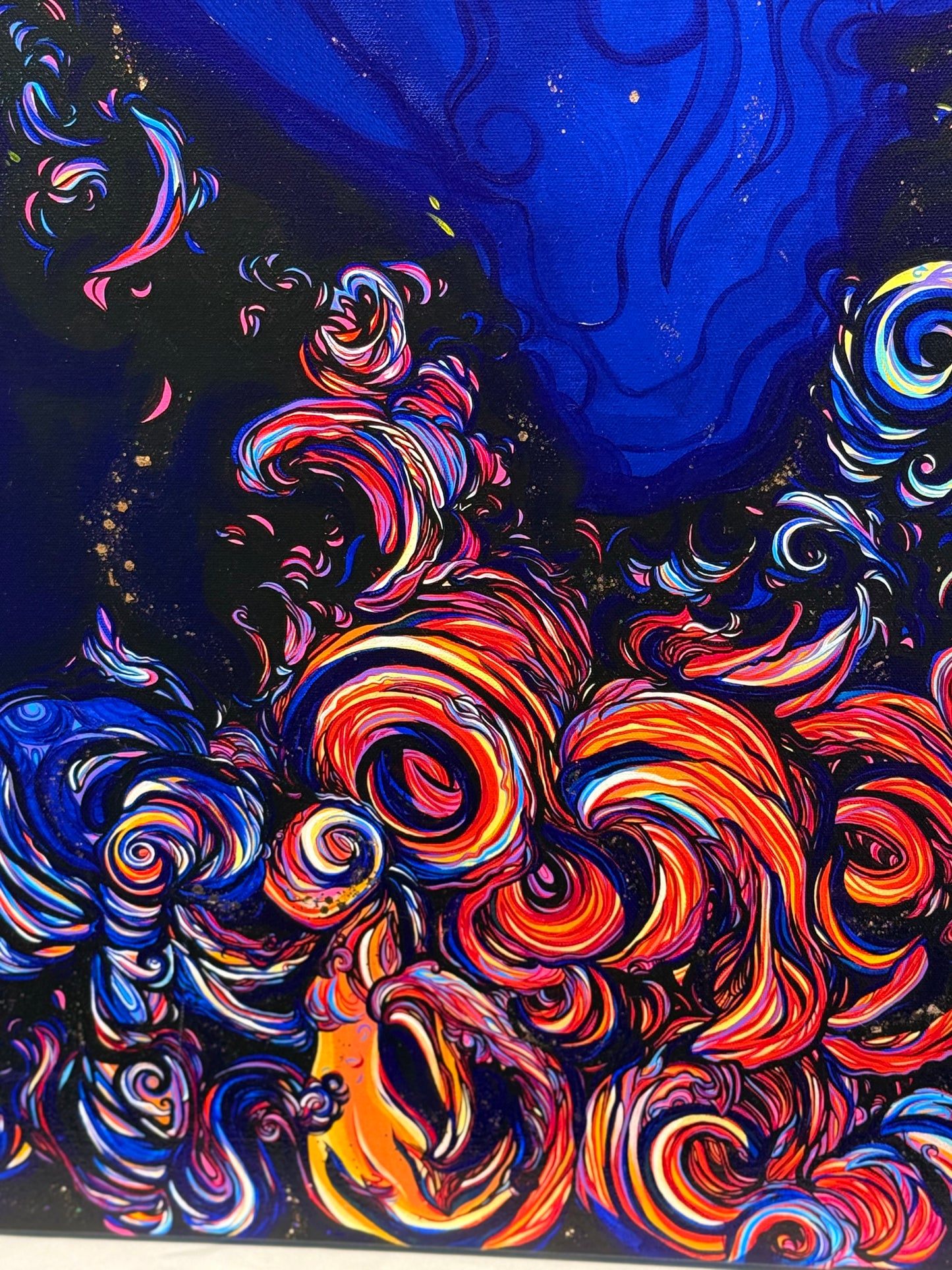 'Stardust' original abstract acrylic